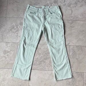 Anthropologie - Pilcro, Light Aqua Capri Jeans